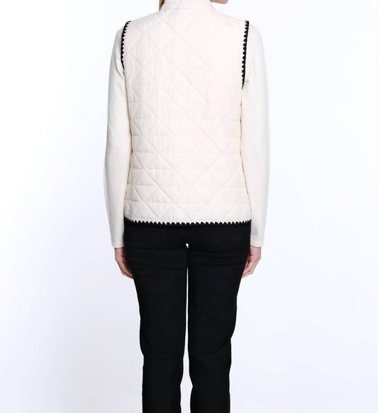 Multiples - Quilted Woven Vest