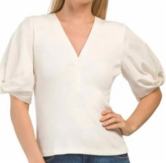 Derek Lam 10 Crosby - Albane Mixed Media Tee