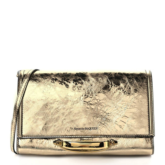 Alexander Mcqueen - Women's Small Story Crash Calf Leather Shoulder Bag