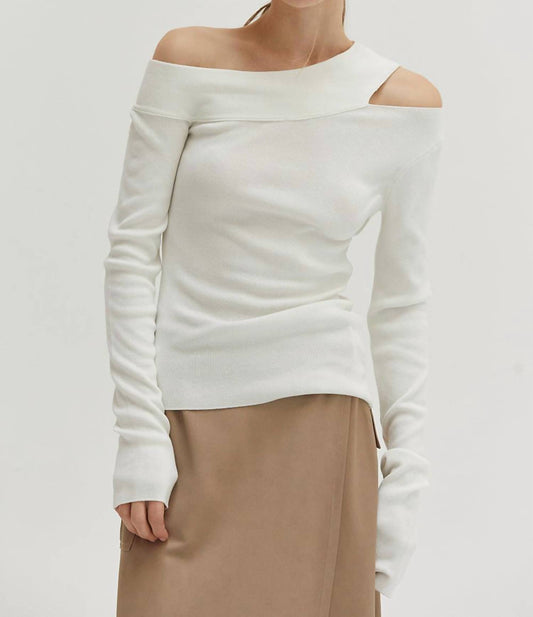 Crescent - One Shoulder Top