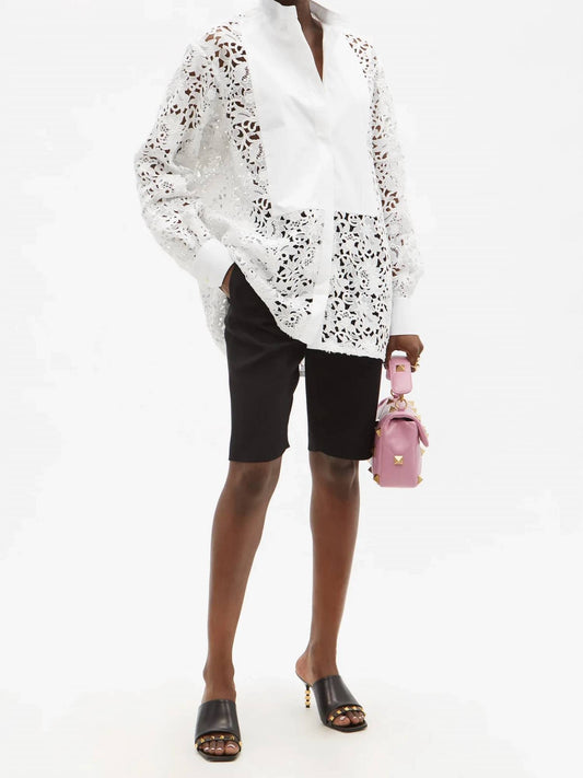 Valentino - Relaxed Stretch Crepe Bermuda Shorts