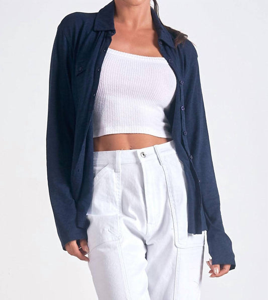 Elan - LONG SLEEVE BUTTON DOWN