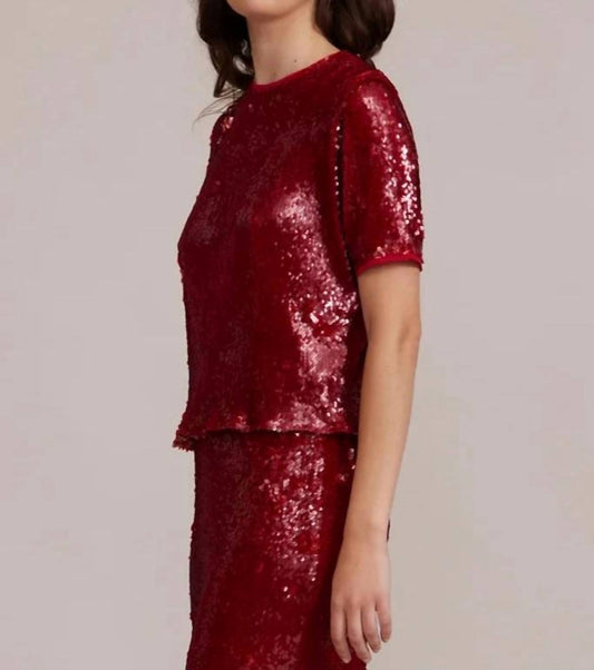 Lucy Paris - Sequined Top