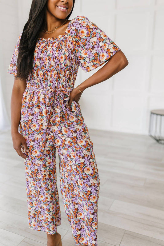 Hayden La - Better Than Fine Floral Jumpsuit