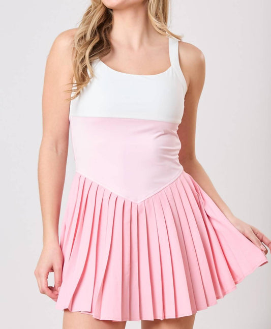 Peach Love - Color Block Romper