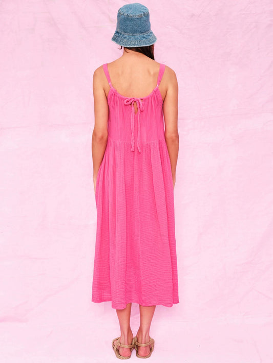 Sundry - Tie Back Midi Dress