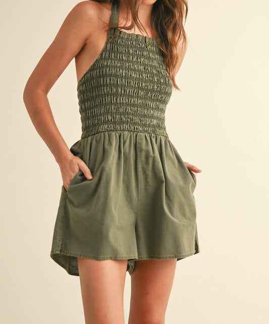 Golden - Greta Dye & Wash Viscose Smocked On Top