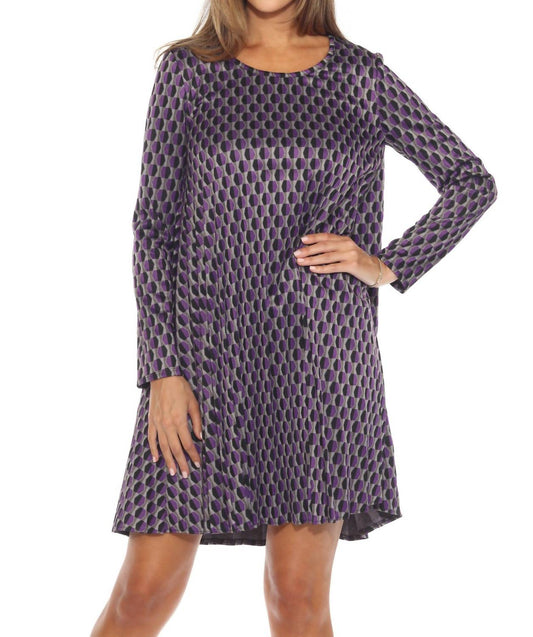 Joseph Ribkoff - Geometric Knit Shift Dress