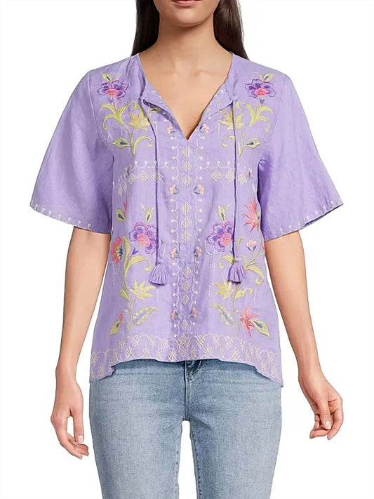 Johnny Was - Ruffle Sleeve Field Blouse