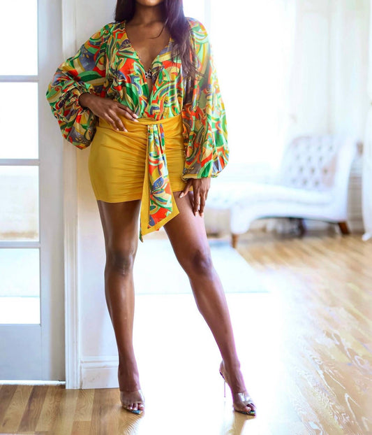 Little Secret Of Mine - Bodysuit Skirt Set