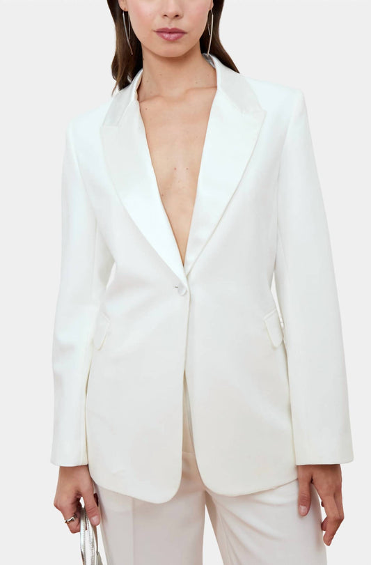 Deluc - Crepe And Satin Blazer