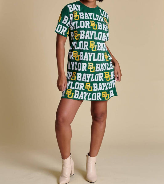 Stewart Simmons - The Sequin Repeat T-shirt Dress Baylor