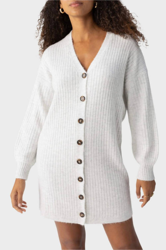 Sanctuary - Button Front Sweater Dress