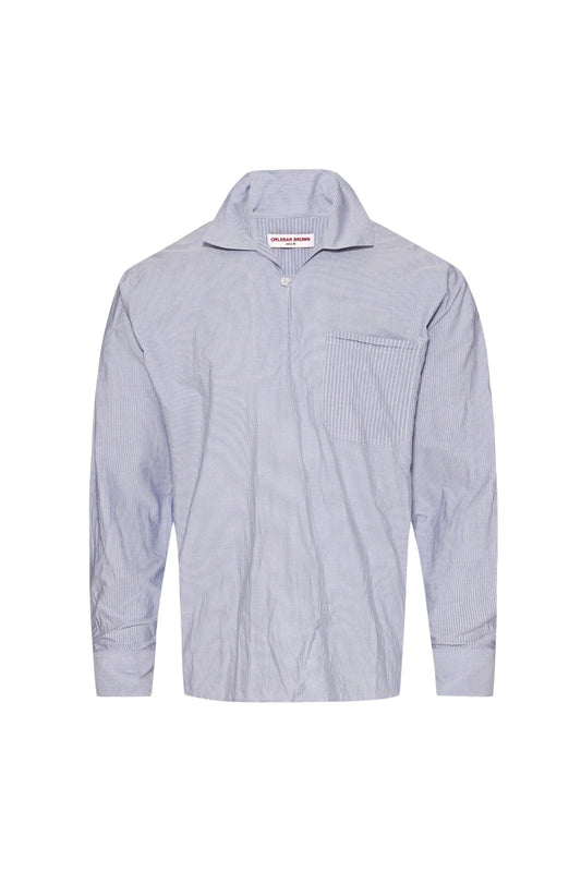 Orlebar Brown - Men's Thwaites Mix Stripe Long Sleeve Top