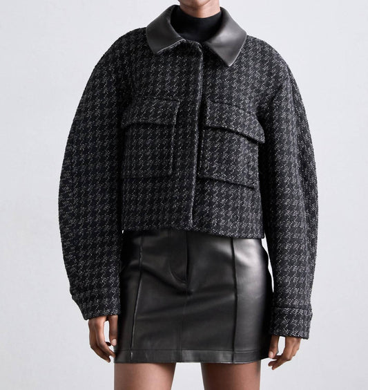 Iro - Saloma Metallic Houndstooth Jacket