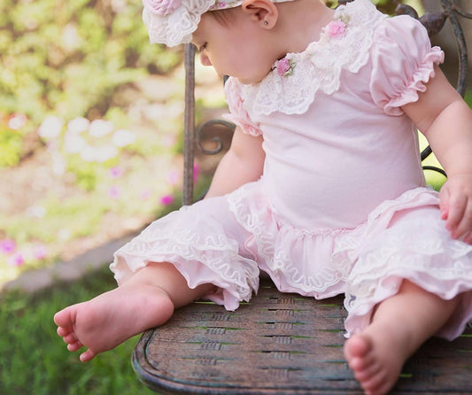 Haute Baby - Baby Girls Sweet Pea Ruffled Top