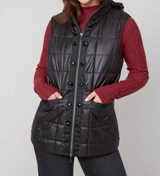 Renuar - Luxe Quilt Woven Vest