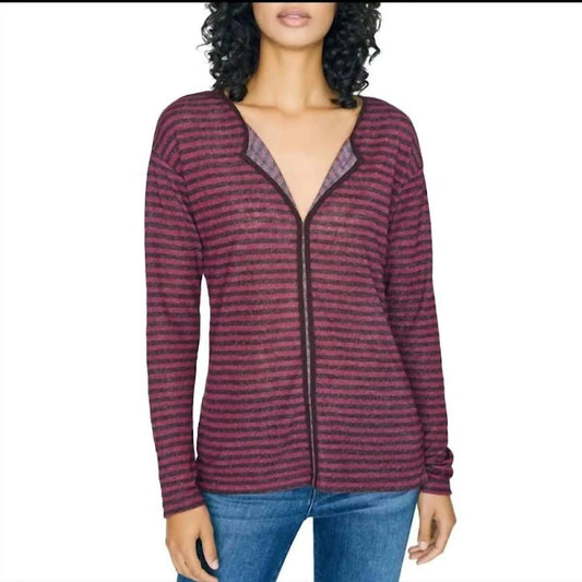 Sanctuary - Women's Elina Striped V Neck Casual Top