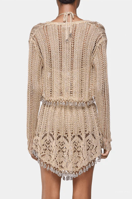Rabanne - Crochet Knit Cardigan