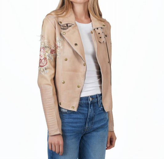 Harley Floral Leather Jacket