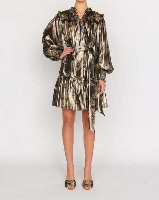Christy Lynn - Rine Metallic Dress