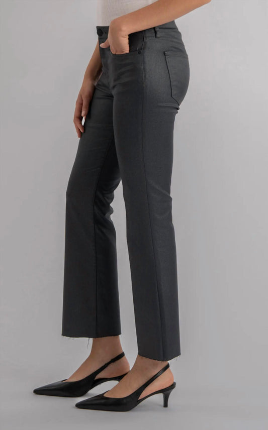 Kut From The Kloth - Women's Kelsey Ankle Flare With Raw Hem Pants