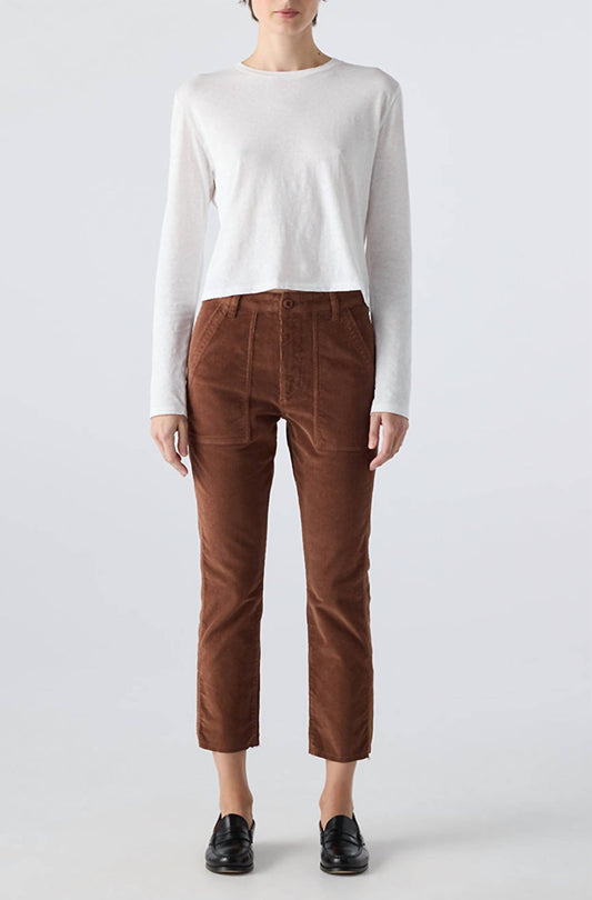 Amo - Corduroy Easy Army Trouser