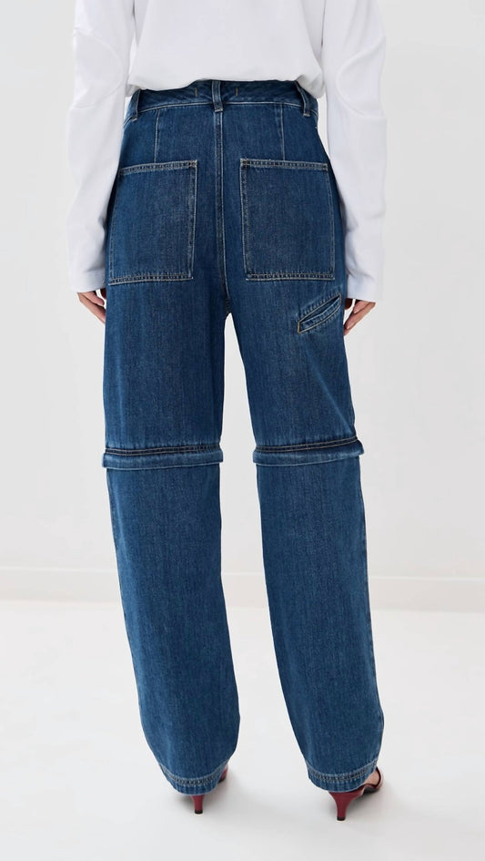 Tibi - Lars Denim Convertible Zip Jean