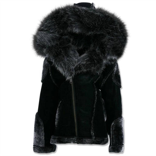 Jordan Craig - Kids El Jefe Shearling Moto Jacket