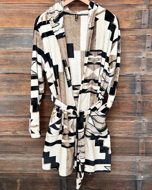 2Flyco - Women's Aztec Robe - Plus