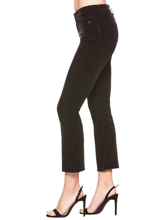 Paige - Colette Crop Flare Velvet Pants