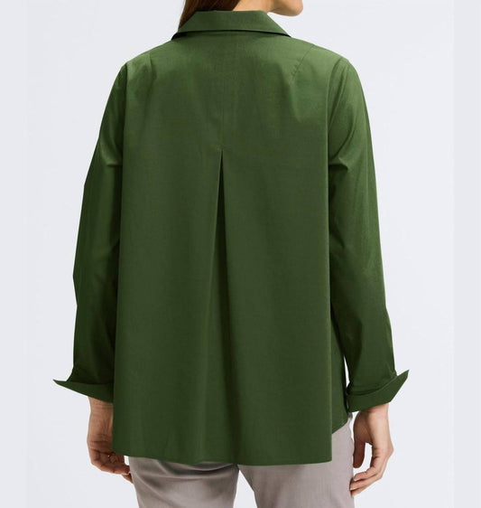 Foxcroft - Agnes No Iron Stretch Popover Blouse