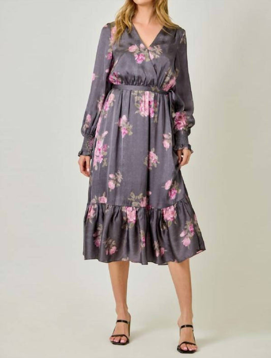 Mystree - Floral Midi Dress