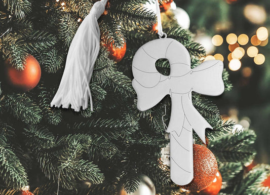 Creative Gifts International - Candy Cane Ornament with Tassel