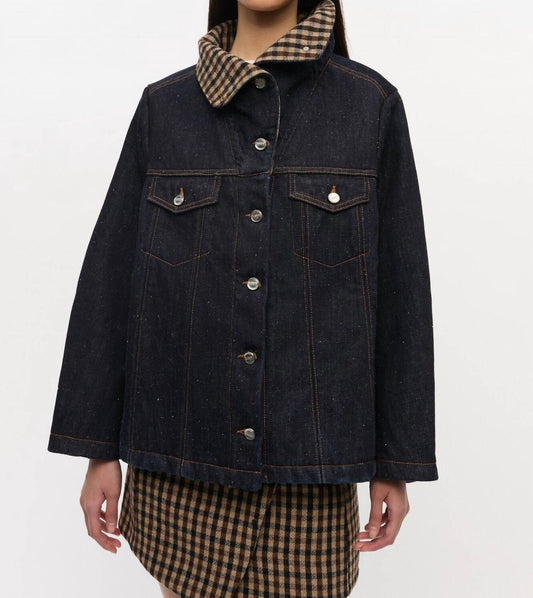 Ganni - Neppy Denim Bonded Jacket
