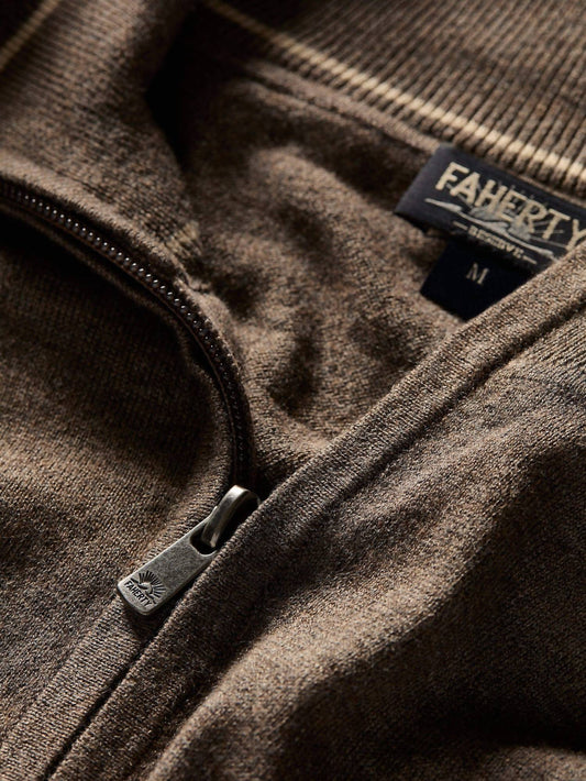 Faherty - Men's Movement Quarter Zip Sweater