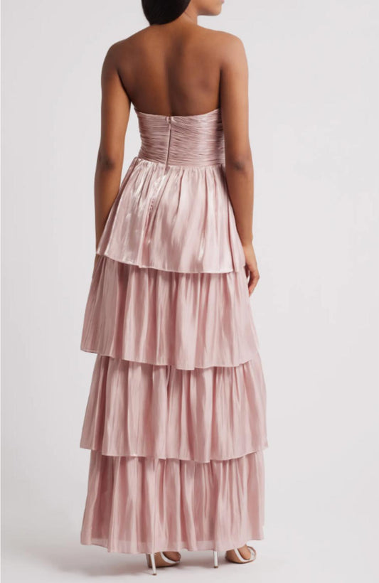 Lulus - Bella Tiered Maxi Dress
