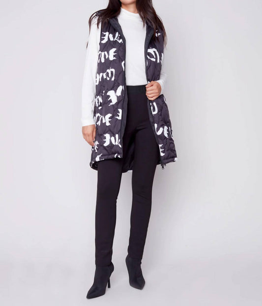 Charlie B - Hooded Quilted Vest