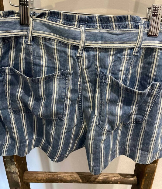 Tractr - Women's Striped Paperbag Short