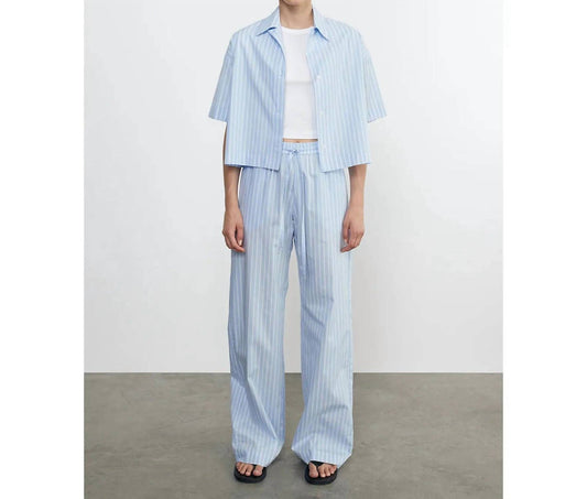 Enza Costa - Poplin Mariner Shirt