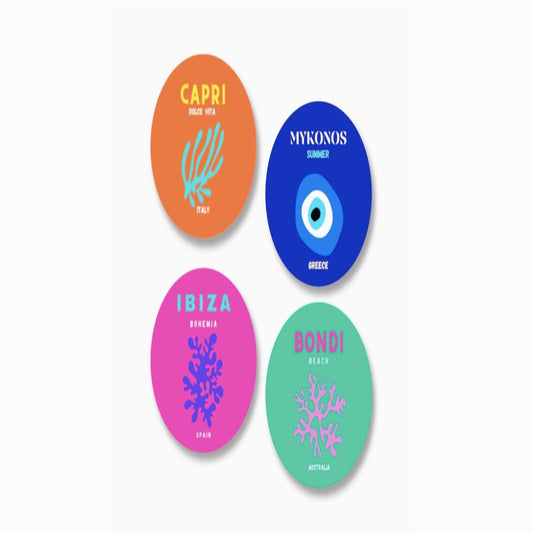 Toss Designs - Ceramic Coasters Set Of 4