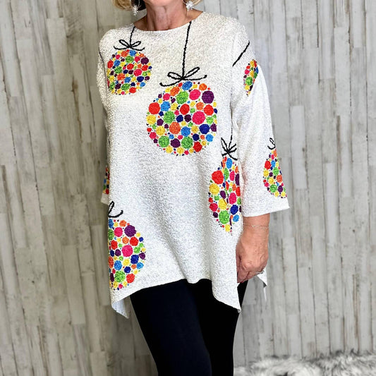 Berek - Colorful Christmas Ball Top