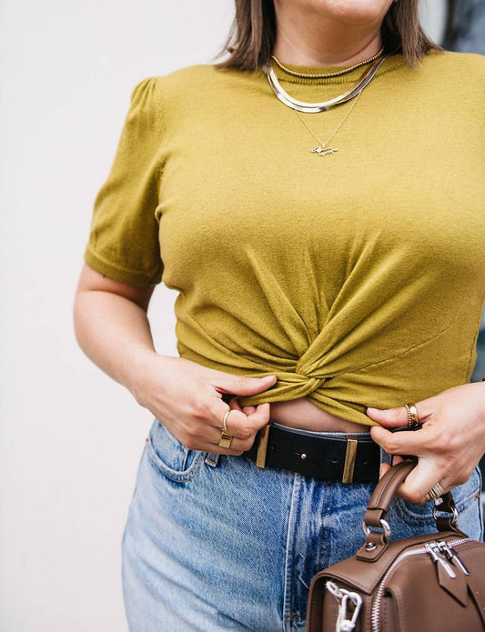 Heartloom - TWIST FRONT KNIT TEE