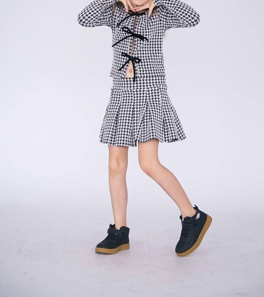 Flowers By Zoe - Houndstooth Cardigan