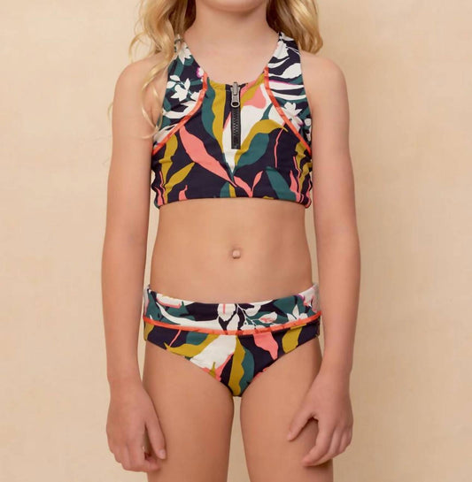 Maaji - Girl's Lush Leaves Poppy Bikini Set