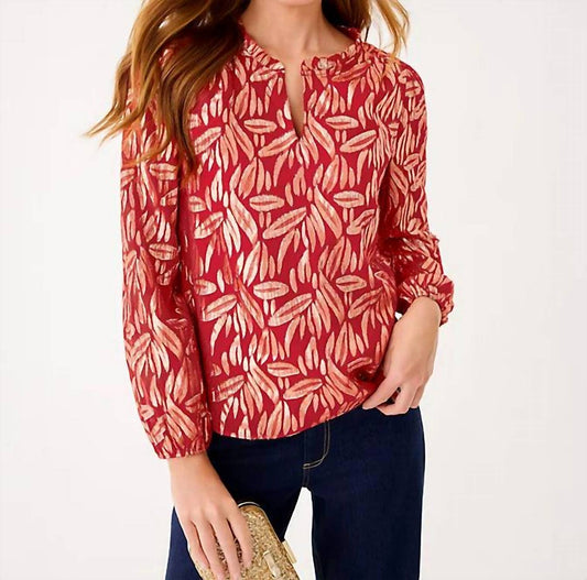 Lilly Pulitzer - Women's Giana Long Sleeve Silk Top