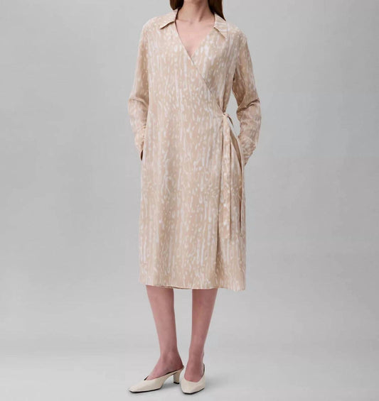 Calvin Klein - Printed Wrap Dress