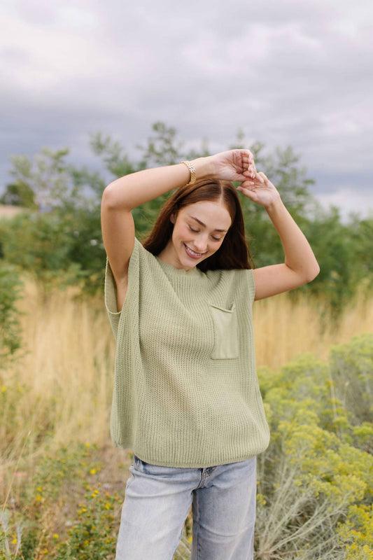 Gilli - Betty Open Weave Knit Sweater