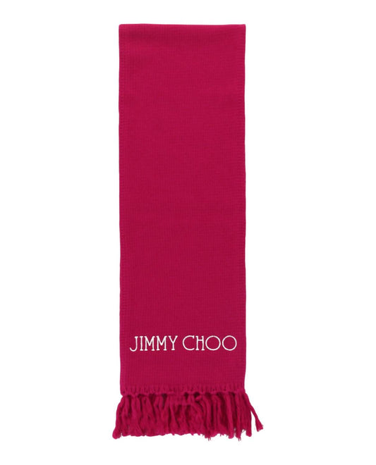 Jimmy Choo - Wool Logo Scarf