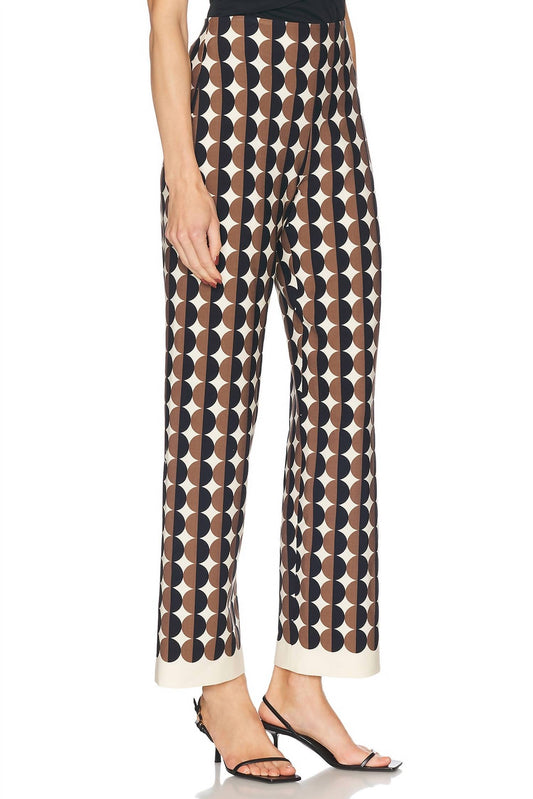 Oscar De La Renta - All Over Geo Double Face Wool Pant